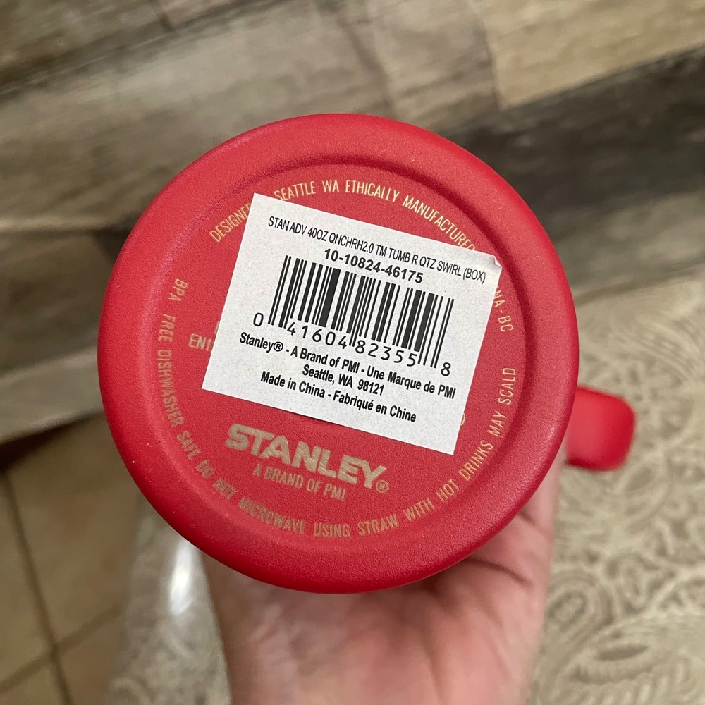 Stanley 40oz Quencher H2.0 FlowState Tumbler Red Heart Valentine Target exclusiv - Picture 7 of 8